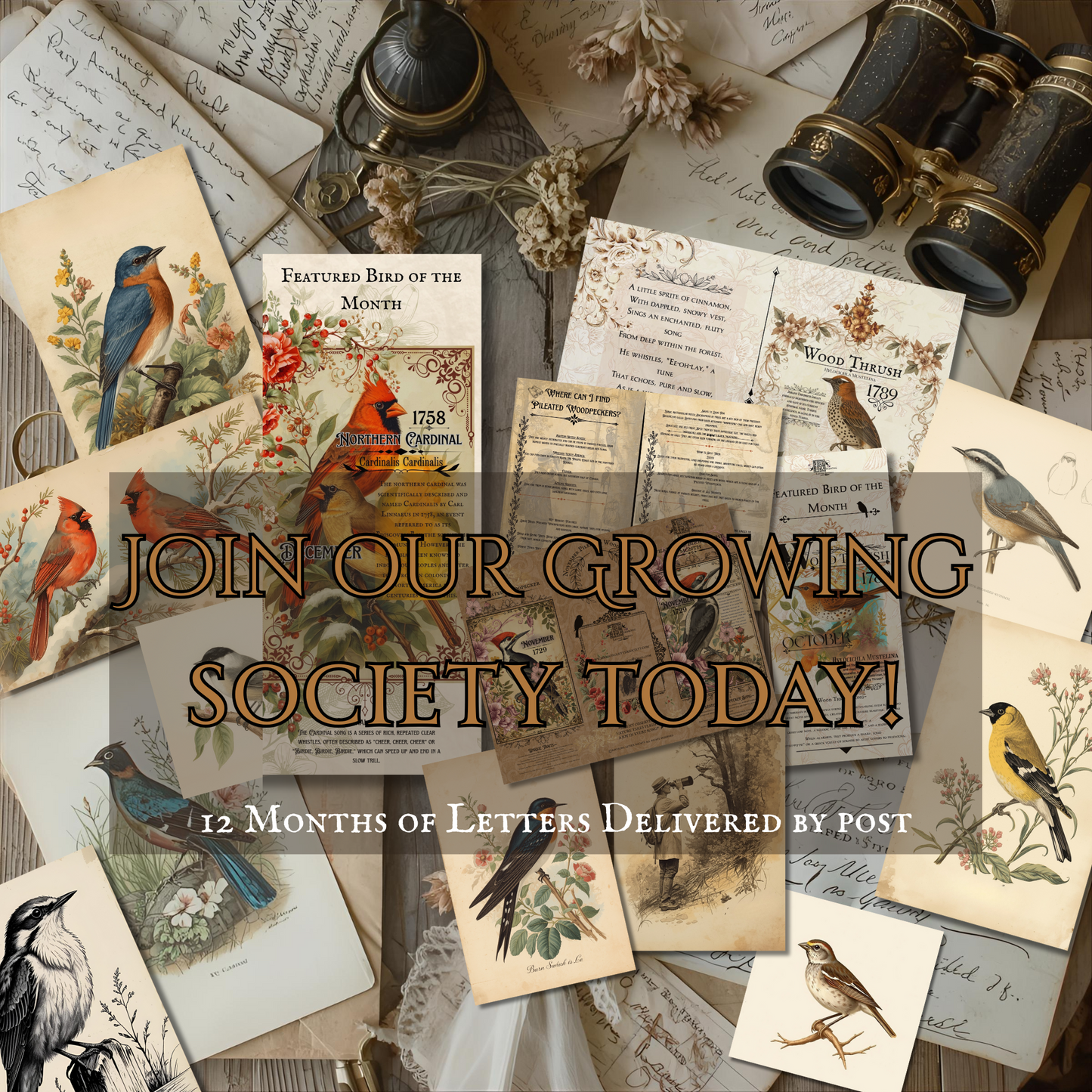 12 Month Bird Letter Subscription - 10% Off Annual Plan